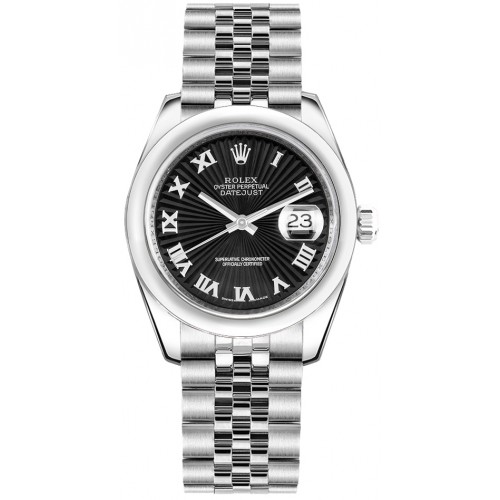 Rolex Datejust 31 Black Dial Luxury Watch 178240-BLKSBRJ